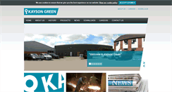 Desktop Screenshot of kaysongreen.co.uk